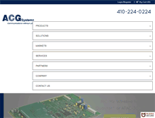 Tablet Screenshot of acgsys.com